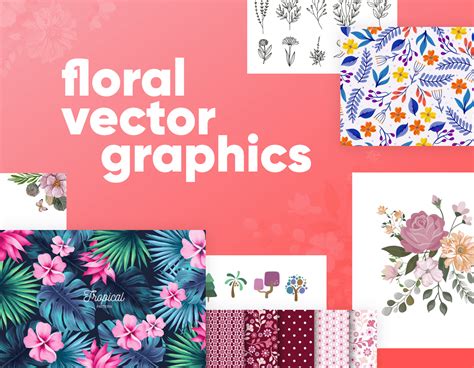 free floral vector art.